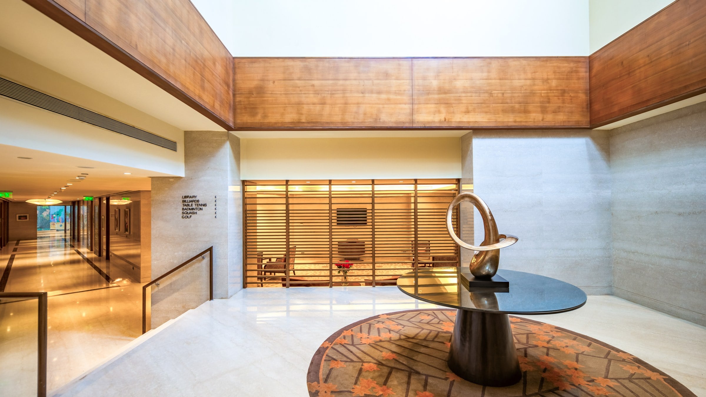 Club lobby detail