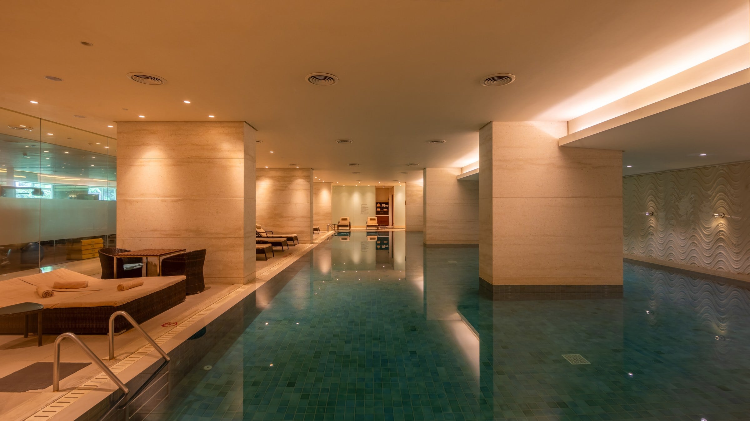 Indoor heated pool at The Imperial Club
