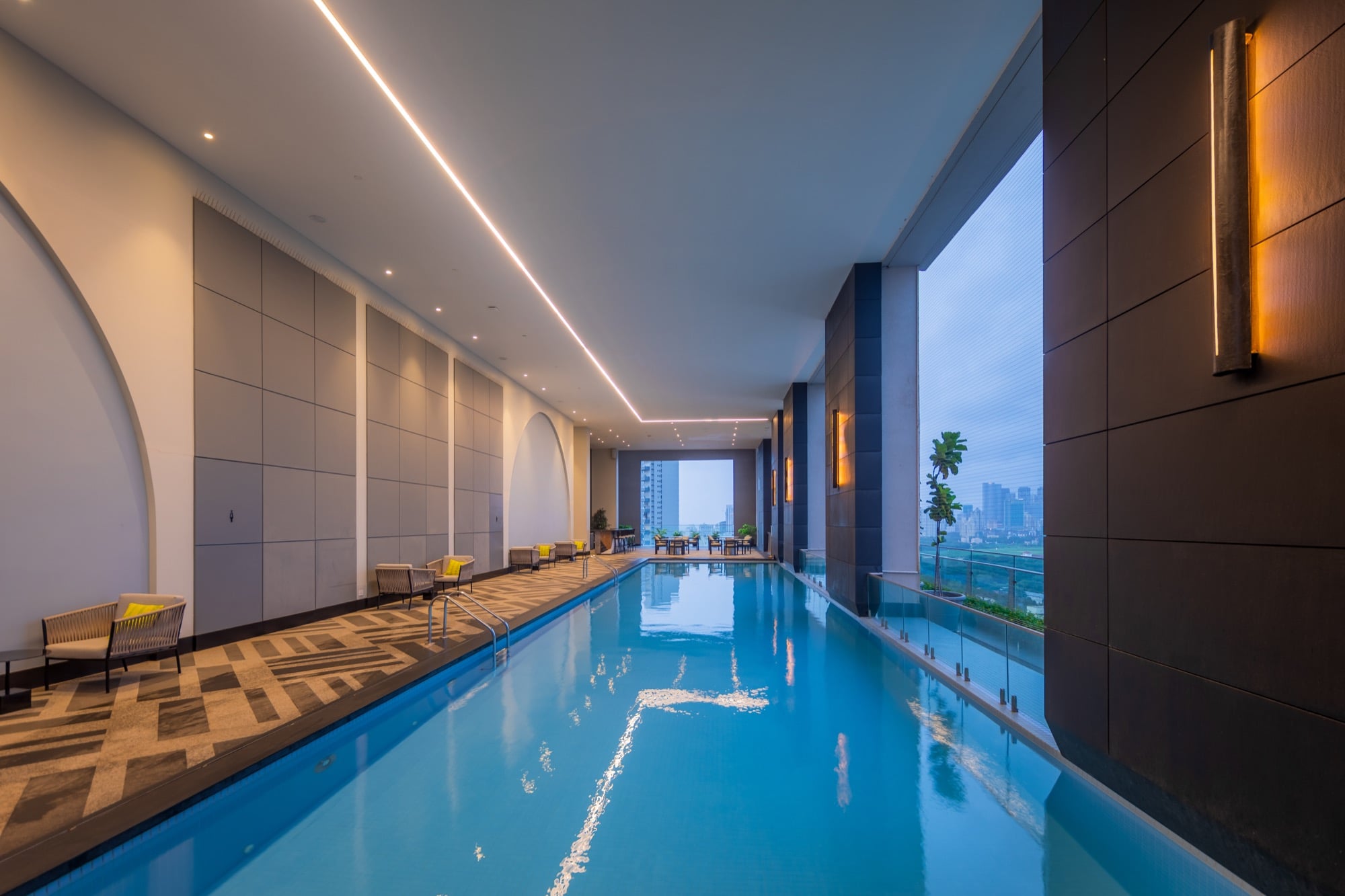 Pool deck at The Imperial Edge