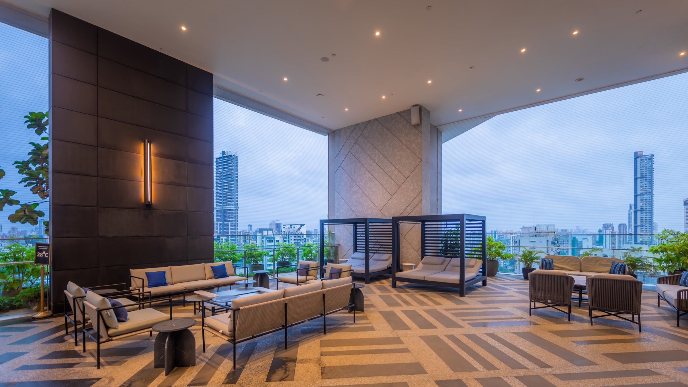Terrace lounge at The Imperial Edge