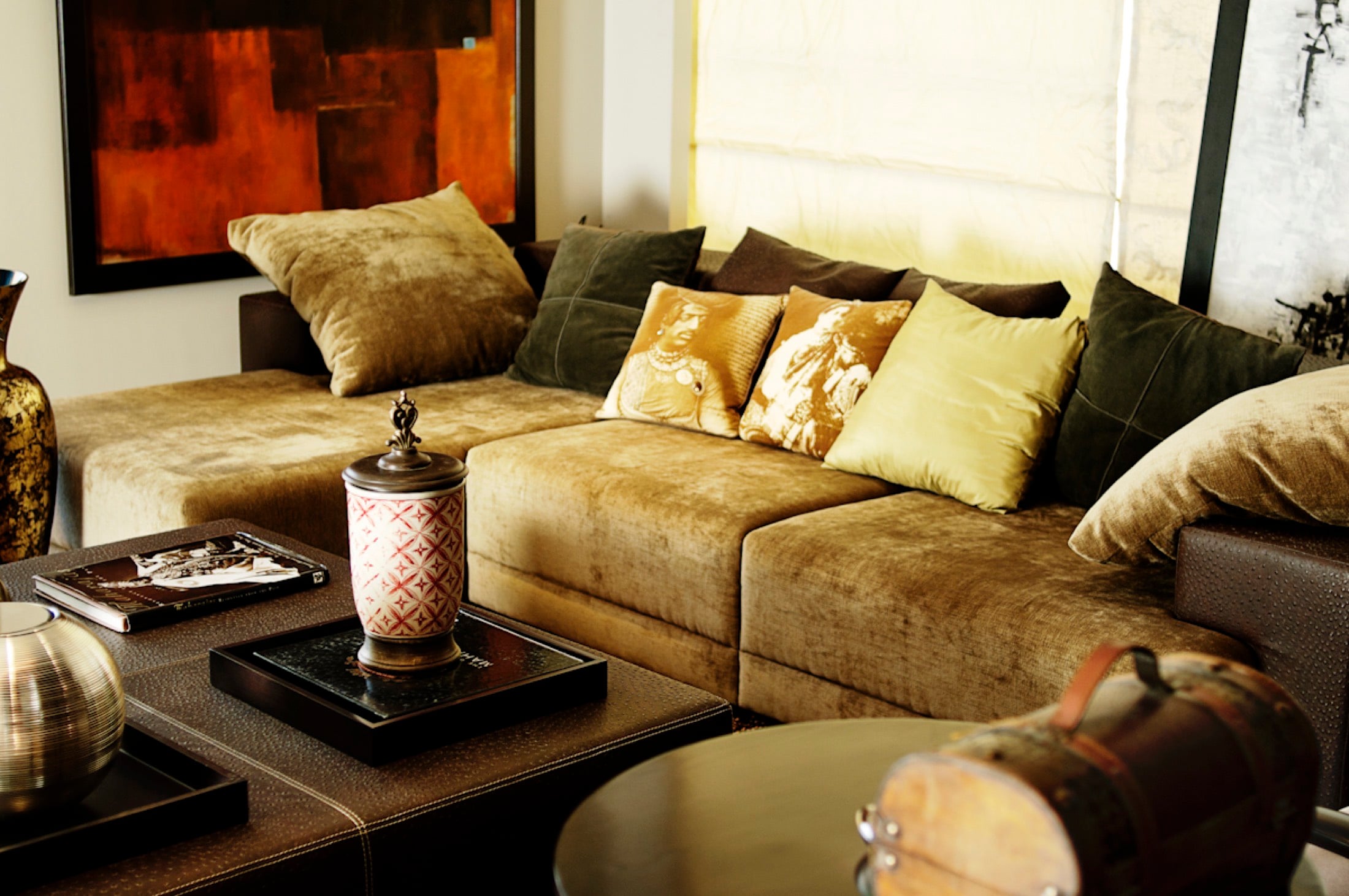 Living room at The Imperial Towers