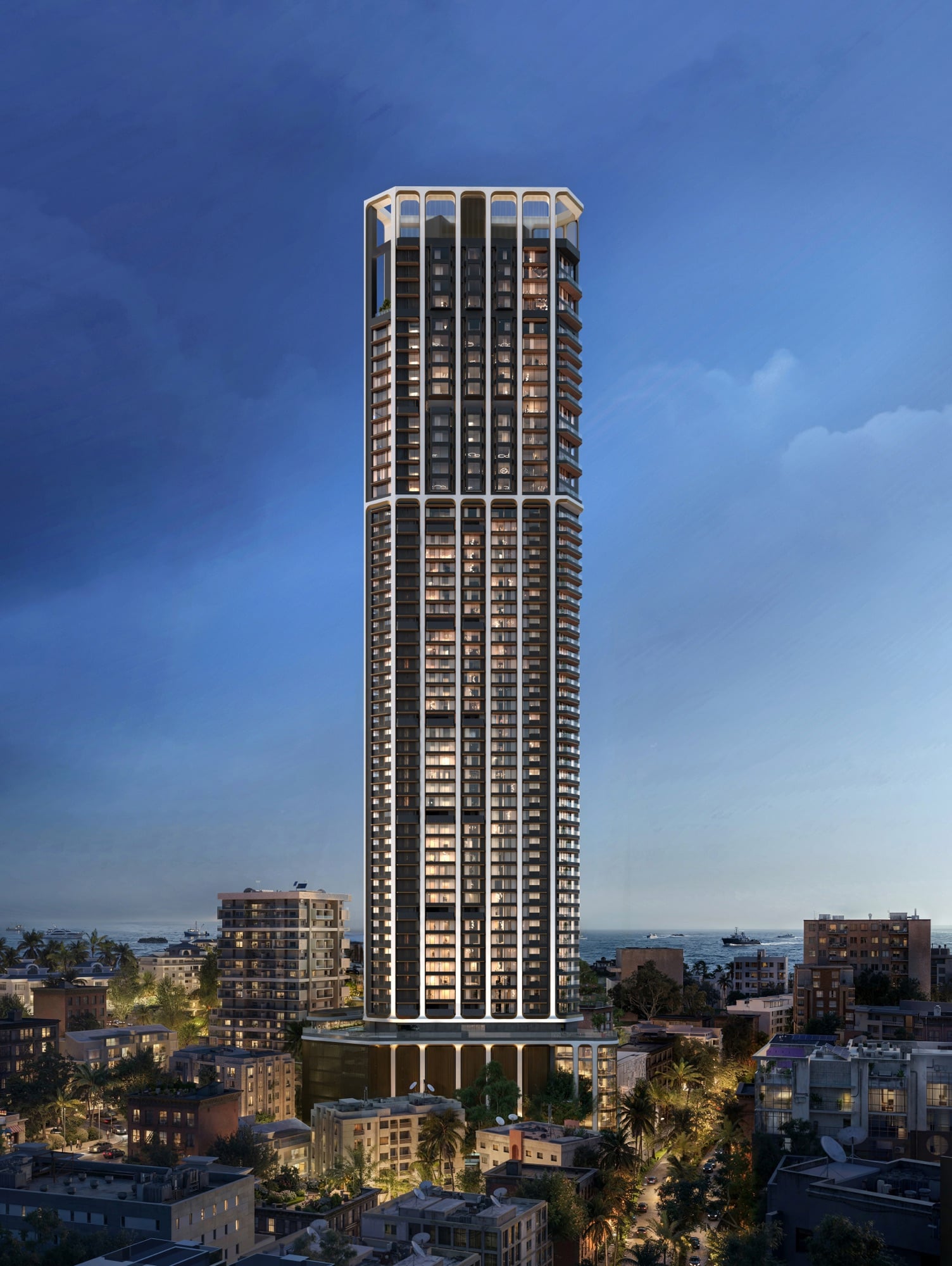 Tower glass facade at The Imperial i